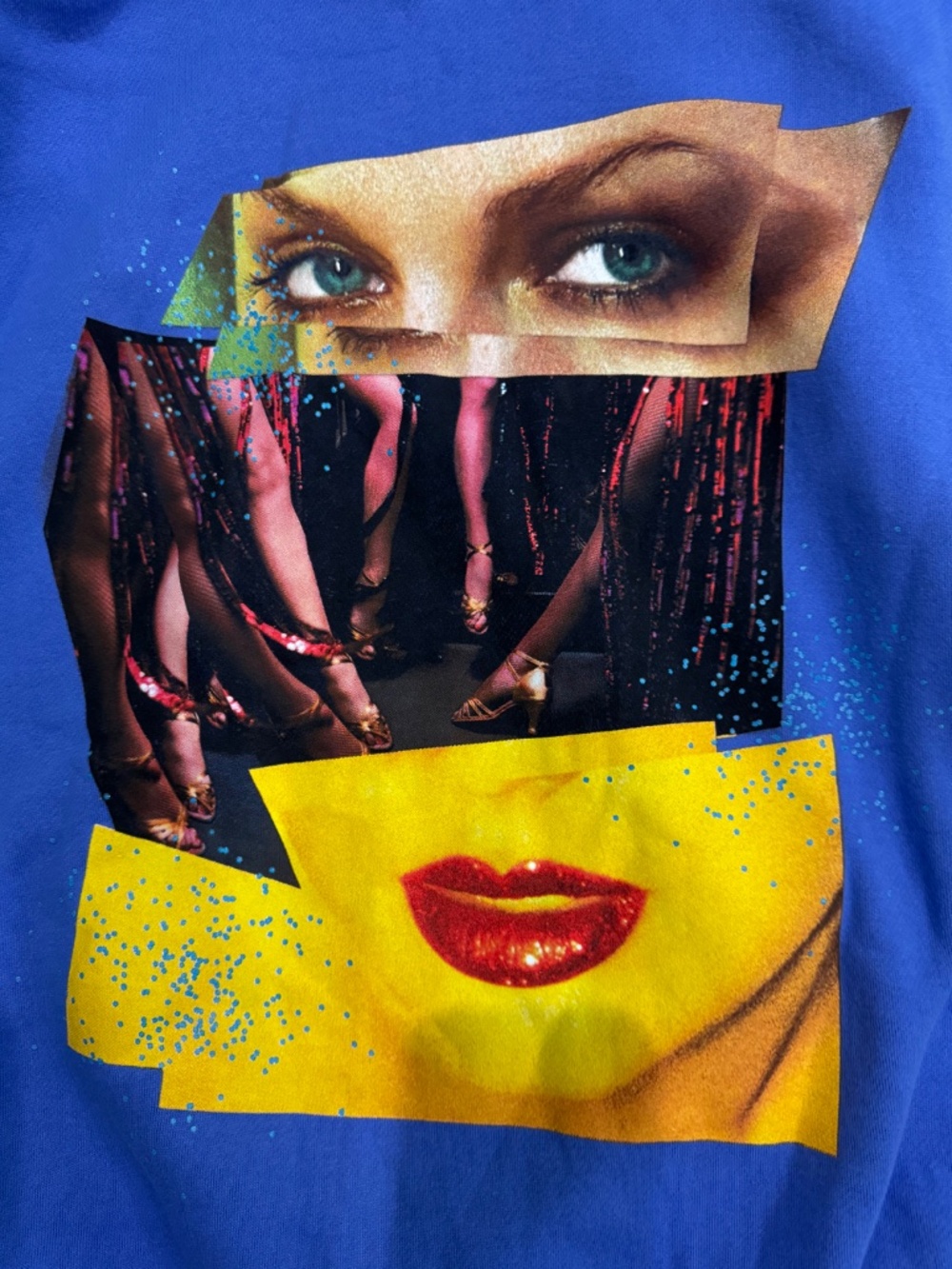 Taylor Swift "The Life of a Showgirl" Violet Blue Hoodie size Medium NEW - Picture 7 of 8